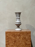 Gray marble vase