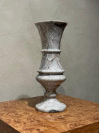 Gray marble vase