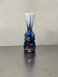 Italian marbled glass vase